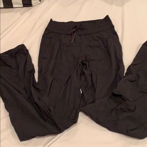 Lululemon black unlined dance studio pants